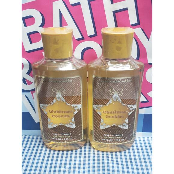 BBW Christmas Cookie Shower Gel Body Wash Set of 2 - Picture 1 of 2